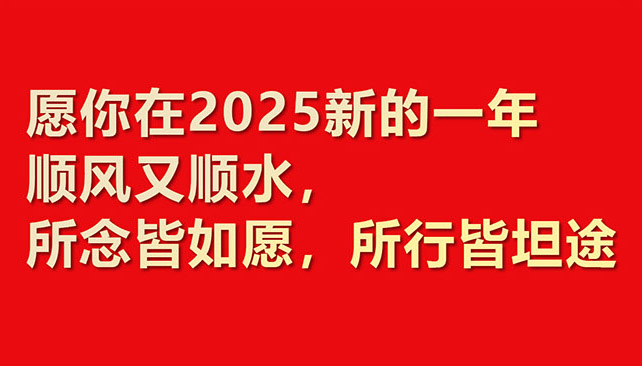 2025華章新啟，共赴新程！鼎諾物流裝備 祝您元旦快樂(lè)！